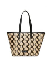 KARL LAGERFELD Torebka A2W30170 Beżowy. Brązowe torebki do ręki damskie KARL LAGERFELD, bez wzorów, z materiału, bez dodatków. Za 429.99 zł.