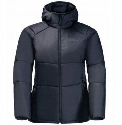 Jack Wolfskin Bergland INS Hoody W 1207221-1010 Granatowe XS. Kurtki damskie Jack Wolfskin, xs, bez wzorów, bez kaptura. Za 386.55 zł.