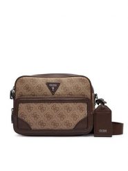 Guess Saszetka Milano HMMIL LP6222 Brązowy. Brązowe saszetki męskie Guess, ze skóry. Za 414.99 zł.