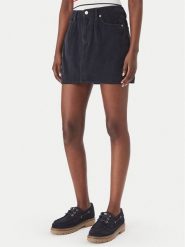 Tommy Jeans Spódnica mini DW0DW23388 Granatowy Regular Fit. Niebieskie spódnice damskie Tommy Jeans, m, bez wzorów, z bawełny, mini. Za 409.99 zł.