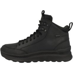 Buty do chodzenia męskie Geox U46HMA0FFBCC9999. Czarne buty sportowe męskie Geox, z materiału, bez zapięcia, trekkingowe. Za 713.30 zł.