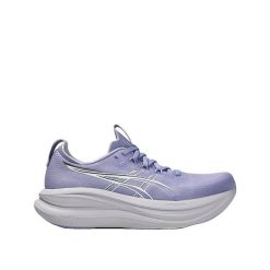 Buty do biegania ASICS Gel-Nimbus 28 Fioletowy. Białe obuwie sportowe damskie Asics, bez wzorów, do biegania. Za 899.85 zł.
