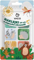 Vaco Kids naklejki na komary na odzież, plecak, wózek (citronella) 1 op.-24 szt. Torby i plecaki dziecięce Vaco. Za 15.30 zł.