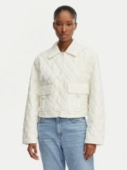 Guess Kurtka przejściowa W6GL38 W2342 Biały Regular Fit. Białe kurtki damskie Guess, xs, z aplikacjami, z syntetyku, bez kaptura. Za 864.99 zł.