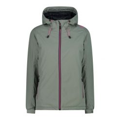 Kurtka damska z kapturem ripstop CMP. Niebieskie kurtki sportowe damskie CMP, xs, bez wzorów, z kapturem, trekkingowe. Za 461.20 zł.