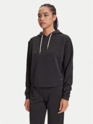 Guess Bluza V5YQ04 KBSL2 Czarny Regular Fit. Czarne bluzy damskie Guess, m, z aplikacjami, z syntetyku, bez kaptura. Za 279.99 zł.