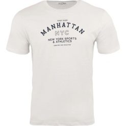 T-shirt męski Athl. Dpt Aster A0950 Biały. Białe koszulki sportowe męskie Erima, m, bez wzorów, z bawełny, bez kołnierzyka, bez ramiączek, trekkingowe. Za 142.99 zł.