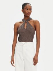 Guess Sweter W5YR39 Z24F0 Szary Regular Fit. Szare swetry damskie Guess, xl, z aplikacjami, z wiskozy, bez kołnierzyka, bez ramiączek, bez kaptura. Za 172.00 zł.