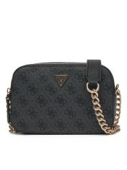Guess Torebka Noelle II HWBG96 72140 Szary. Szare torebki do ręki damskie Guess, z aplikacjami, ze skóry, wizytowe, bez dodatków. Za 379.99 zł.
