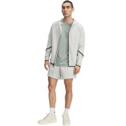 Męskie Szorty Dresowe Grid (Zielone). Zielone szorty męskie Under Armour, m, bez wzorów, z dresówki. Za 257.45 zł.