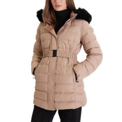 Kurtka GEOX W5626G T3152 Rose. Czerwone kurtki damskie Geox, bez wzorów, z syntetyku, bez kaptura. Za 612.99 zł.