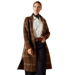 Kardigan damski Ariat Ballston. Brązowe kardigany damskie Ariat, s, bez wzorów, z wełny, eleganckie. Za 671.50 zł.