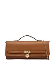 MICHAEL Michael Kors Torebka 30F5GHMC8L Brązowy. Brązowe kopertówki damskie MICHAEL Michael Kors, bez wzorów, ze skóry, bez dodatków. Za 1,019.00 zł.