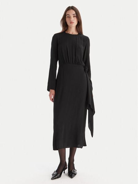 HUGO Sukienka codzienna Kadele-1 50547704 Czarny Regular Fit. Czarne sukienki damskie Hugo, na co dzień, bez wzorów, z wiskozy, bez kołnierzyka, bez ramiączek, proste. Za 629.99 zł.