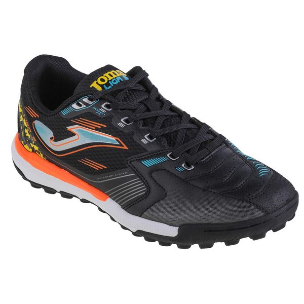 Buty piłkarskie - turfy męskie, Joma Liga-5. Czarne buty sportowe męskie Joma, bez zapięcia, do piłki nożnej. Za 189.99 zł.