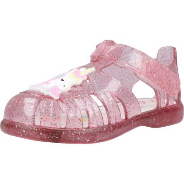 Sandały IGOR TOBBY UNICORN Rose. Czerwone sandały damskie Igor, bez wzorów, z syntetyku, bez obcasa, bez zapięcia. Za 128.99 zł.