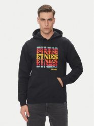Etnies Bluza Retro Stack 4130004134 Czarny Regular Fit. Czarne bluzy męskie Etnies, l, bez wzorów, z bawełny, bez kaptura. Za 249.99 zł.