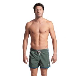 Spodenki szorty męskie krótkie plażowe Arena Stripe Short. Niebieskie kąpielówki męskie Arena, m, bez wzorów, krótkie, do pływania. Za 121.98 zł.