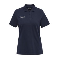 Koszulka tenisowa polo damska Hummel Go Cotton Polo Woman. Niebieskie koszulki sportowe damskie Hummel, m, bez wzorów, bez kołnierzyka, bez ramiączek, tenisowe. Za 134.50 zł.