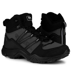Buty zimowe męski trekkingowe DK SPIRIT HIGH SOFTSHELL. Czarne trekkingi męskie DK, na zimę. Za 199.00 zł.