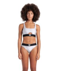 Strój kąpielowy damski dwuczęściowy kostium na basen plażę Arena Bikini. Białe bikini damskie Arena, na lato, l, bez wzorów. Za 71.98 zł.