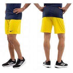 Spodenki treningowe męskie Nike Dry Park III. Białe szorty męskie Nike, m, bez wzorów, ze skóry. Za 60.00 zł.