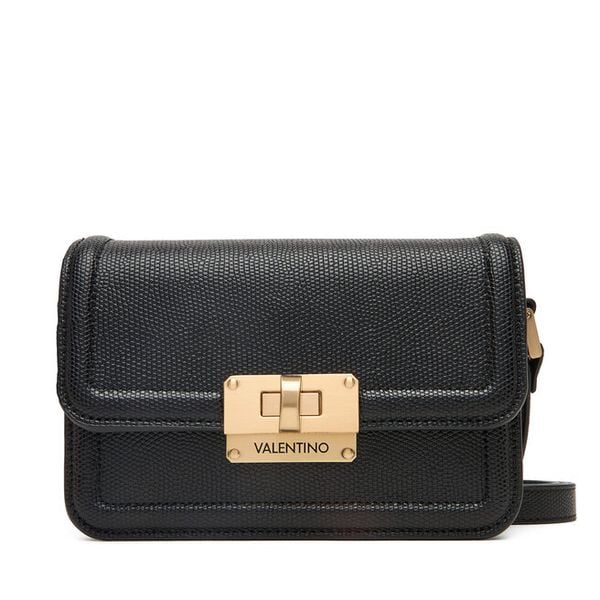 Torebka Valentino. Czarne listonoszki damskie Valentino, bez wzorów, bez dodatków. Za 309.99 zł.