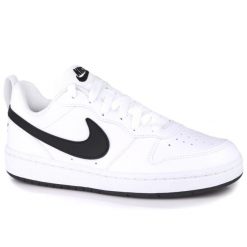 Buty damskie sportowe Nike COURT BOROUGH LOW RECRAFT. Białe obuwie sportowe damskie Nike, bez wzorów, z dresówki, trekkingowe, nike court. Za 289.00 zł.