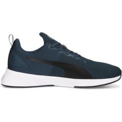 Buty treningowe męskie Puma Flyer Runner Mesh. Niebieskie buty sportowe męskie Puma, z materiału, bez zapięcia, na fitness i siłownię. Za 182.59 zł.