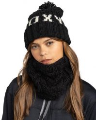 Czapka z mankietem dla Kobiety TONIC Czarny. Czarne czapki i kapelusze damskie Roxy, bez wzorów, z materiału. Za 168.75 zł.