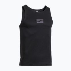 Koszulka do biegania męska Joma R-City. Czarne koszulki sportowe męskie Joma, m, bez wzorów, bez kołnierzyka, bez ramiączek, do biegania. W wyprzedaży za 129.99 zł.