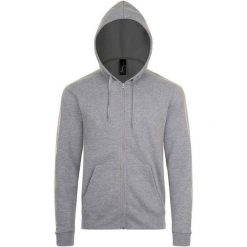 Bluza Z Kapturem Dla Dorosłych Unisex Stone. Szare bluzy męskie SOL'S, m, bez wzorów, z kapturem. Za 122.99 zł.