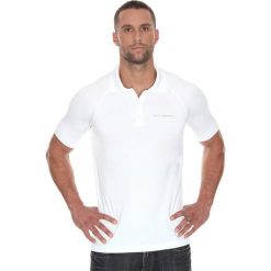 Brubeck Koszulka męska polo Prestige z krótkim rękawem biała r. XL (SS10920). Koszulki polo męskie Brubeck, z krótkim rękawem. Za 171.23 zł.