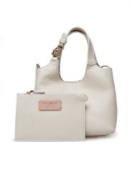 Coccinelle Torebka SHA Coccinelle C-Easy E1 SHA 58 01 01 Écru. Torebki do ręki damskie Coccinelle, bez wzorów, ze skóry, bez dodatków. Za 999.99 zł.