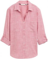 Tom Tailor moteriška palaidinė, sendintos rožinės spalvos. T-shirty damskie NoName, s, bez wzorów, bez kołnierzyka. Za 174.46 zł.