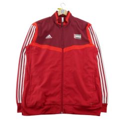 Second life - Kurtka wiatrówka męska UAE National Team - Stan dobry. Czerwone kurtki męskie Adidas, m, bez wzorów, z materiału, na fitness i siłownię. Za 190.96 zł.