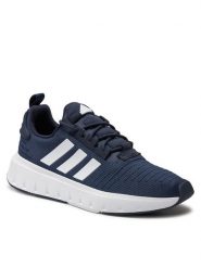 Adidas Sneakersy Swift Run ID3014 Granatowy. Niebieskie buty sportowe męskie Adidas, z materiału, bez zapięcia. Za 309.99 zł.