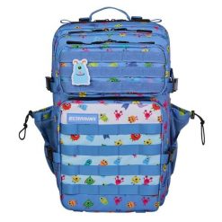 Plecak Elitex Training Monsters V1 45L kabinowy, wodoodporny. Niebieskie plecaki damskie ELITEX TRAINING, bez wzorów, sportowe. Za 252.99 zł.