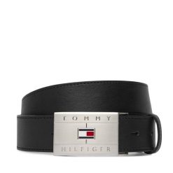 Pasek Tommy Hilfiger. Czarne paski damskie Tommy Hilfiger, bez wzorów. Za 249.99 zł.