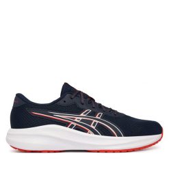Buty do biegania Asics. Niebieskie buty sportowe dziewczęce Asics, bez wzorów, bez zapięcia, do biegania. Za 319.99 zł.