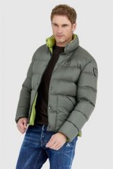 BLAUER Ciemnozielona puchowa kurtka męska FLETCHER, Rozmiar XXL. Zielone kurtki męskie Blauer USA, l, bez wzorów, z puchu, bez kaptura. W wyprzedaży za 1,399.99 zł.
