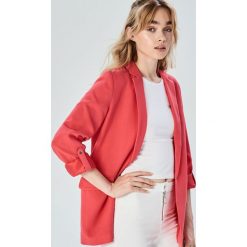 Gładka marynarka - Pomarańczo. Żakiety damskie marki Sinsay. Za 69.99 zł.