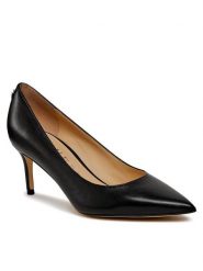 Guess Szpilki Bravo4 FLPBV4 LEA08 Czarny. Czarne szpilki damskie Guess, z aplikacjami, ze skóry, bez obcasa, bez zapięcia. Za 429.99 zł.
