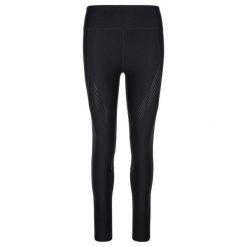 Damskie legginsy do biegania KILPI GEARS-W. Czarne legginsy damskie Kilpi, xs, bez wzorów, z nylonu, do biegania. Za 215.49 zł.