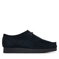 Półbuty Clarks. Czarne półbuty na co dzień męskie Clarks, bez zapięcia. Za 429.99 zł.