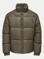Only & Sons Kurtka zimowa 22030461 Brązowy Regular Fit. Brązowe kurtki męskie Only & Sons, na zimę, l, bez wzorów, ze skóry, bez kaptura. Za 209.99 zł.