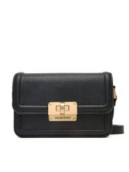 Valentino Torebka Floren VBS9A910LUC Czarny. Czarne torebki do ręki damskie Valentino, bez wzorów, ze skóry, bez dodatków. Za 419.99 zł.