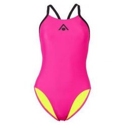 Aqua Sphere Essentials damski kostium kąpielowy z szerokimi plecami, 28. Czarne kostiumy jednoczęściowe damskie Aquasphere, bez wzorów, sportowe, do pływania. W wyprzedaży za 165.80 zł.