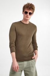 Sweter męski lniany Fidos JOOP! JEANS. Swetry przez głowę męskie JOOP! Jeans, l, bez wzorów, z jeansu, bez kołnierzyka. W wyprzedaży za 252.45 zł.