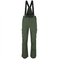 Spodnie narciarskie softshell Peak Mountain Candalo. Zielone spodnie snowboardowe męskie Peak Mountain, m, bez wzorów, z poliesteru, narciarskie. Za 391.50 zł.
